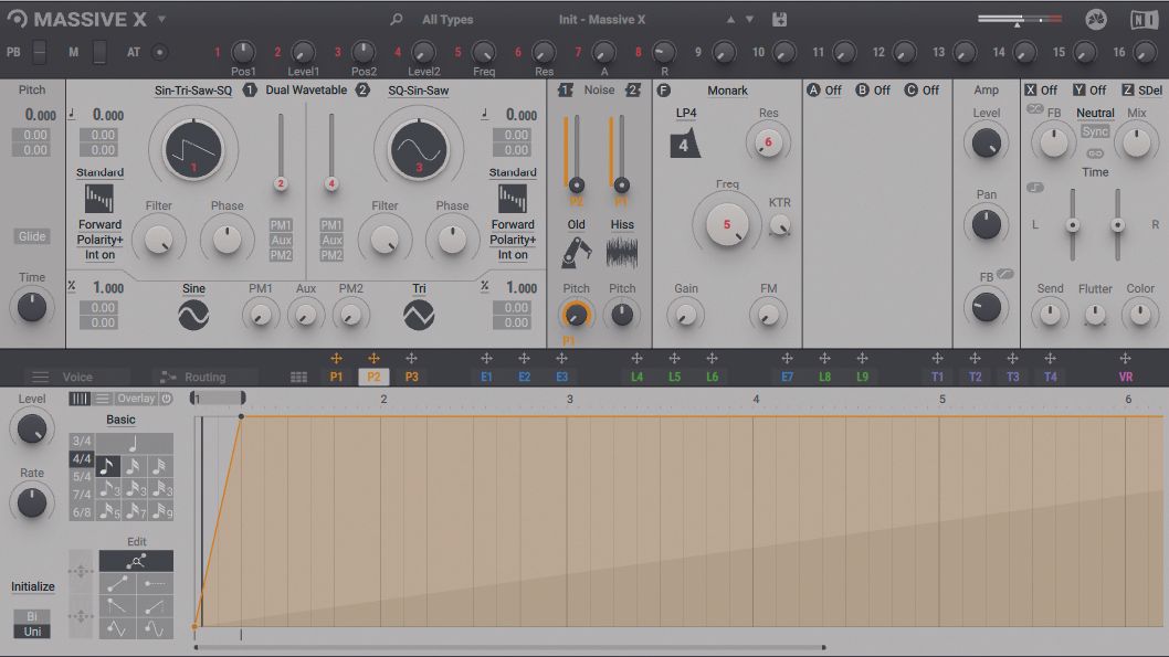 How to create a pumping riser using Massive X's dual noise oscillators ...