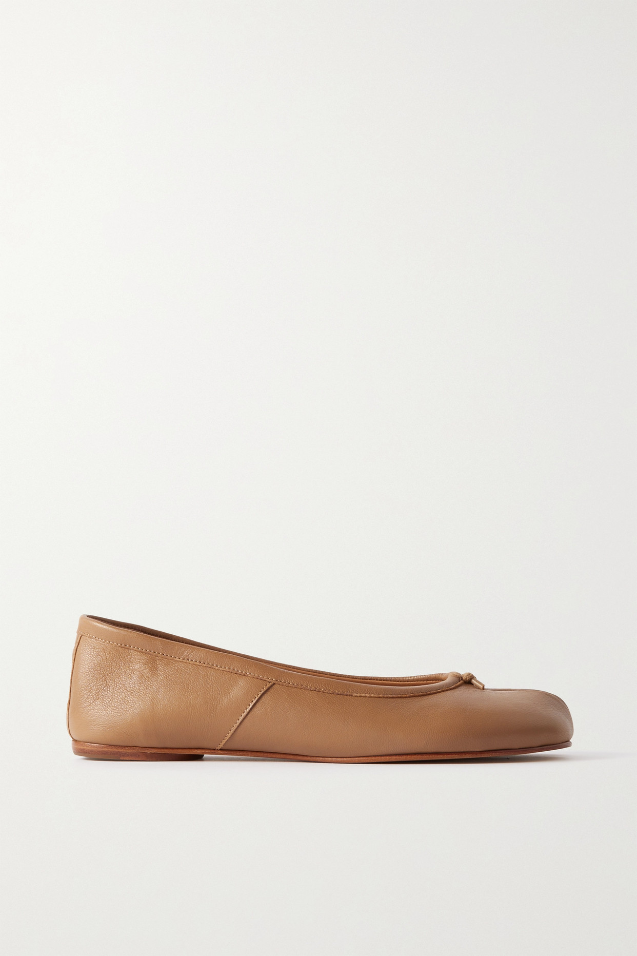 Tabi Split-Toe Leather Ballet Flats