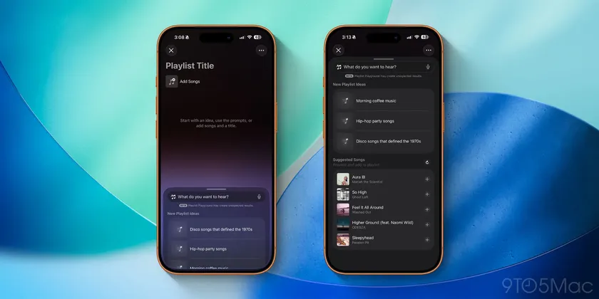 Apple Music playlist playground feature in the app interface