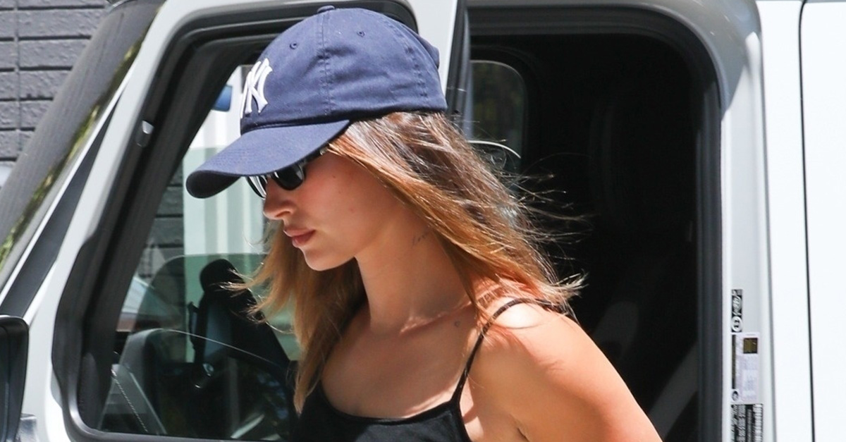 Hailey Bieber Wore Tom Ford Gucci Sandals With Pedal Pushers