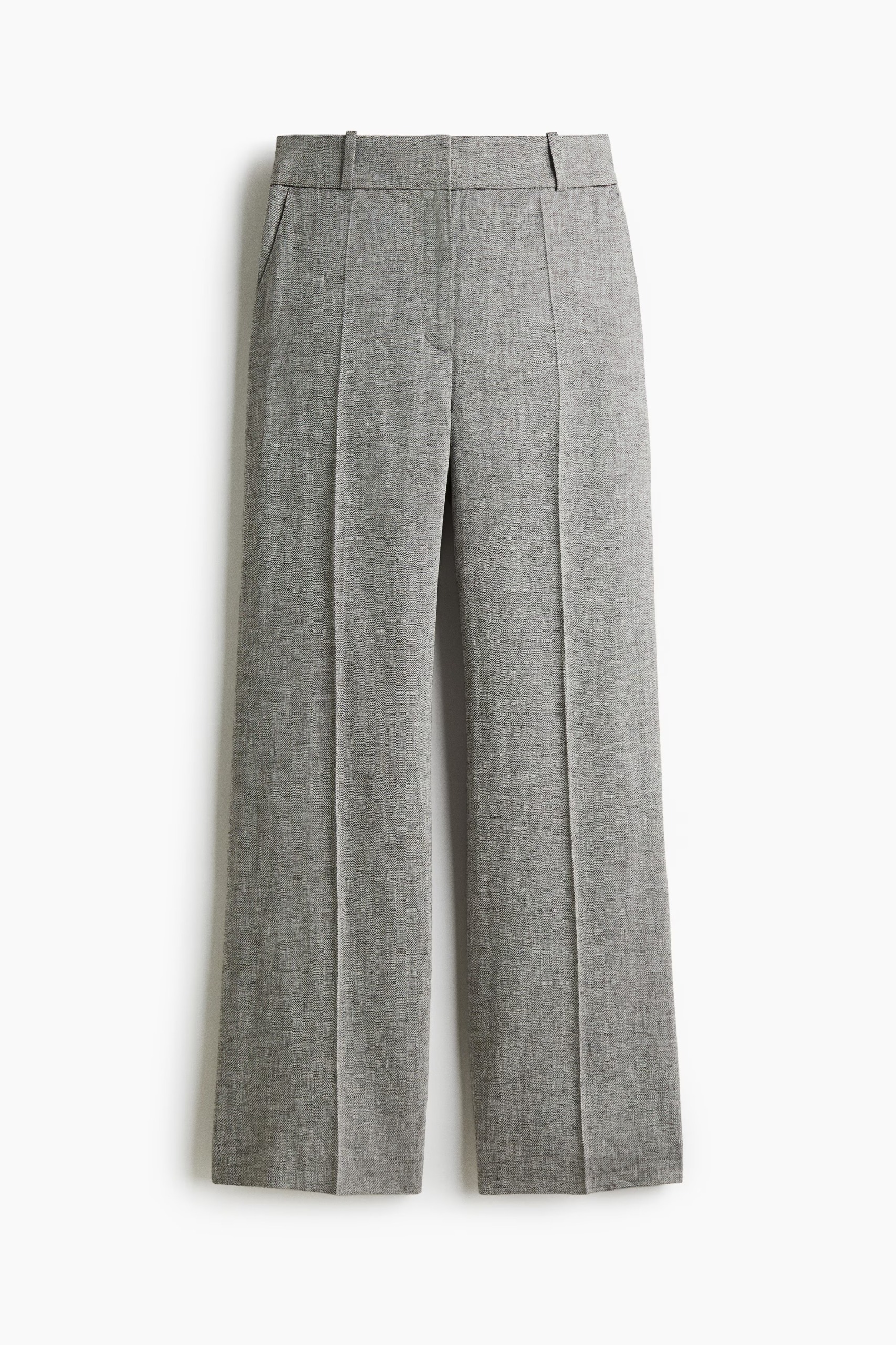 H&amp;amp;M, Tailored Linen-Blend Trousers