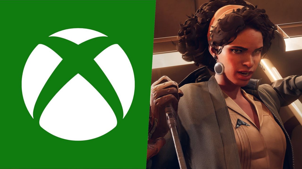 Xbox logo / Julianna Blake in Deathloop