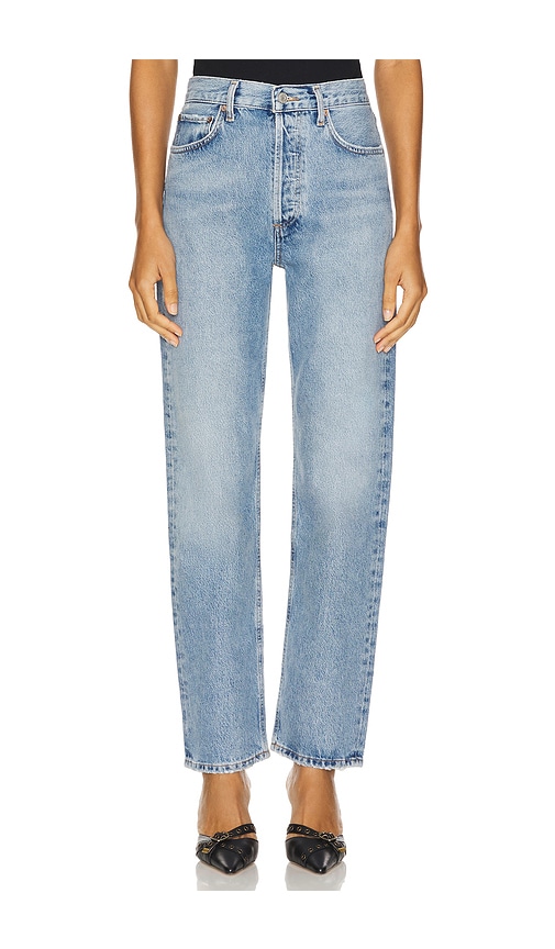 90s Pinch Waist High Rise Straight Jeans