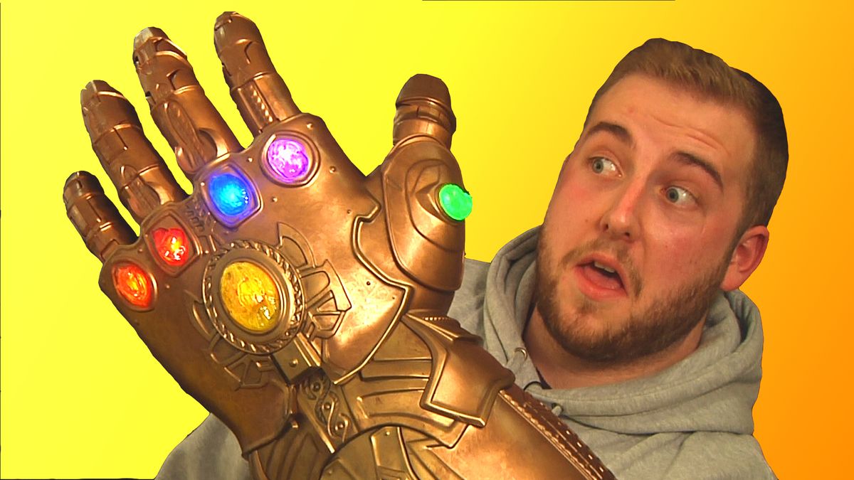 infinity stone hand toy