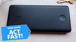 Anker PowerCore Slim 10000 portable charger with a Tom's Guide deal tag