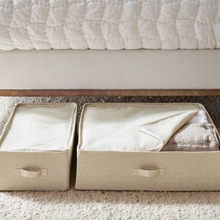 Linen Underbed Baskets