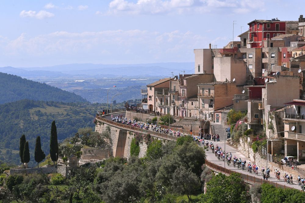Scenery along the route of stage 4 at the Giro d'Italia