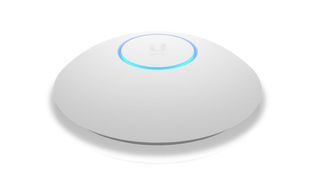 A photograph of the Ubiquiti Networks UniFi U6-LR