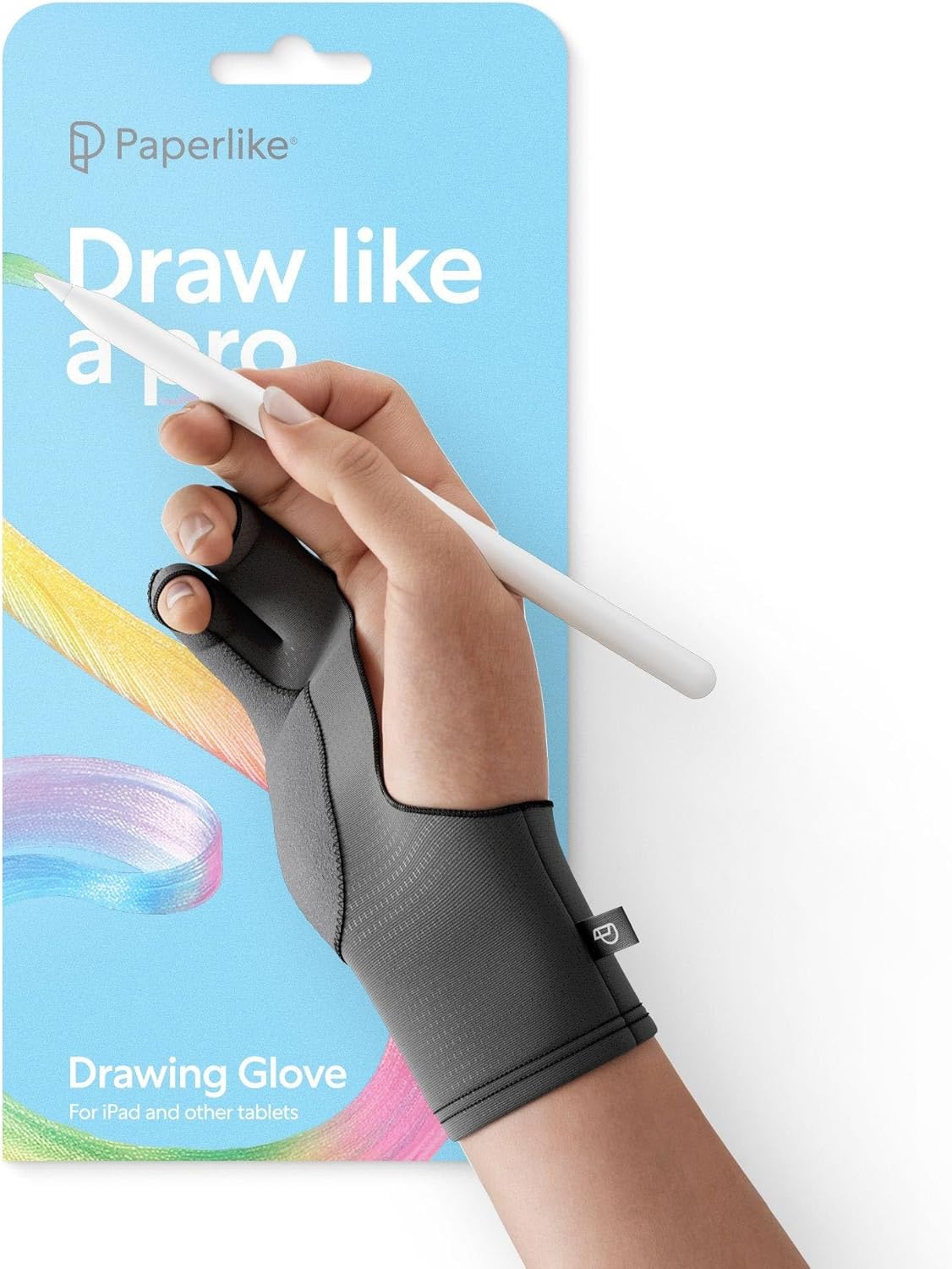 Paperlike Drawing Glove for Ipad - Artist Glove for Drawing on Tablets (right and Left Hand; 3 Sizes: S, M, L)
