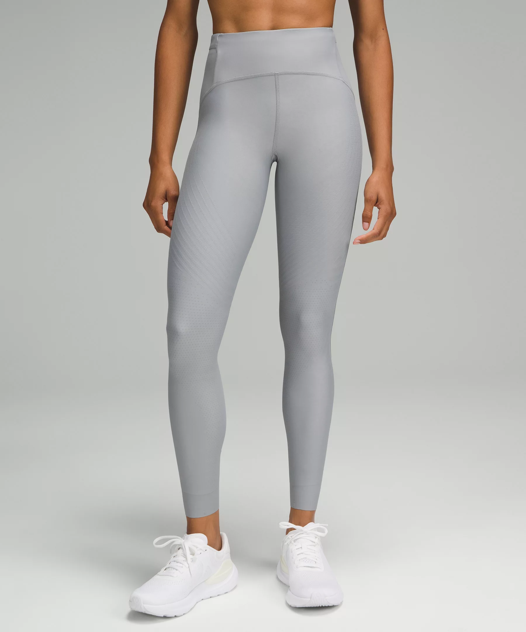 Senseknit Running High-Rise Tight 28" - Rhino Grey - 12