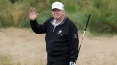 Donald Trump at Trump International Golf Links