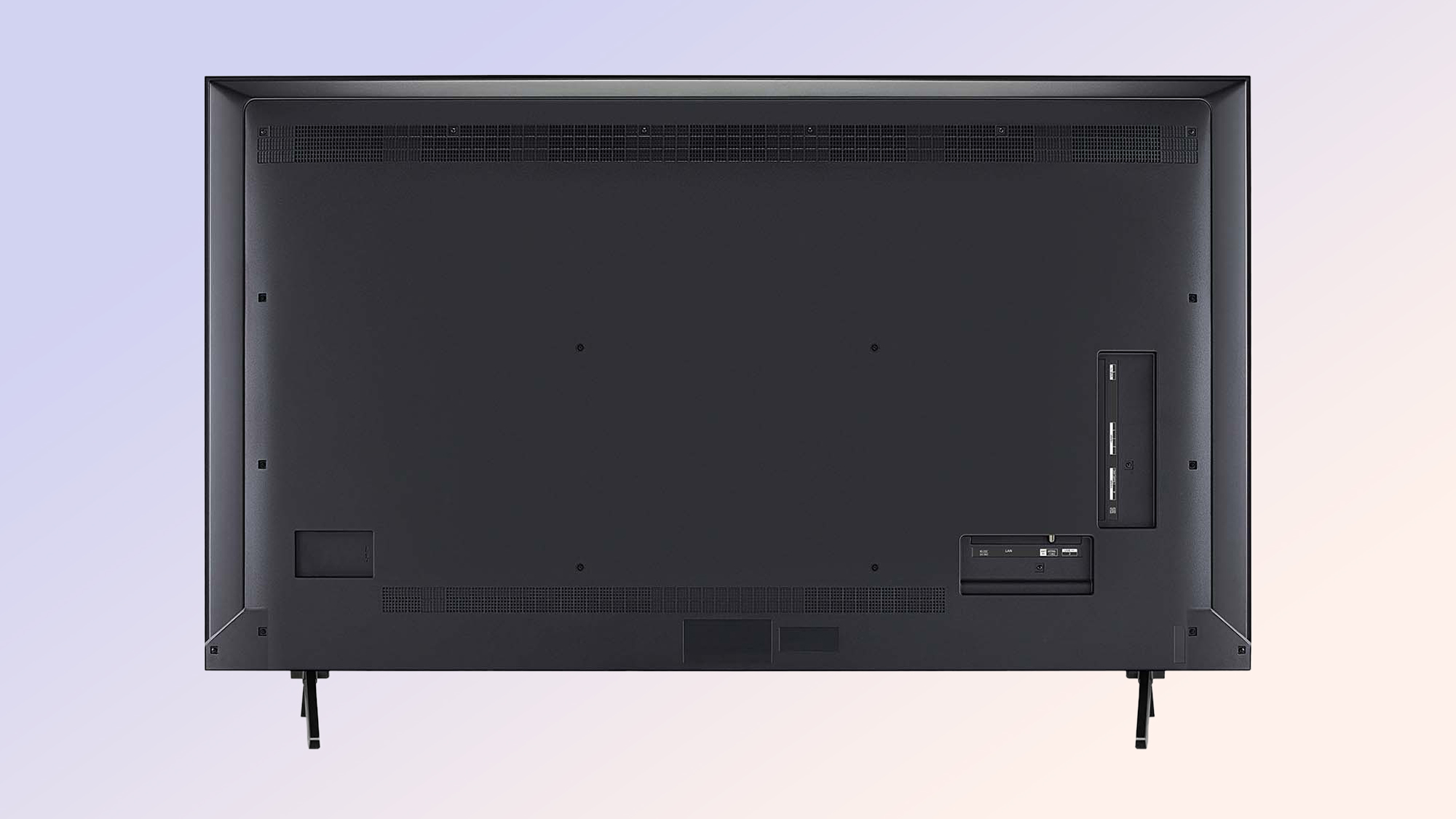 Back view of the LG QNED92 Mini-LED TV