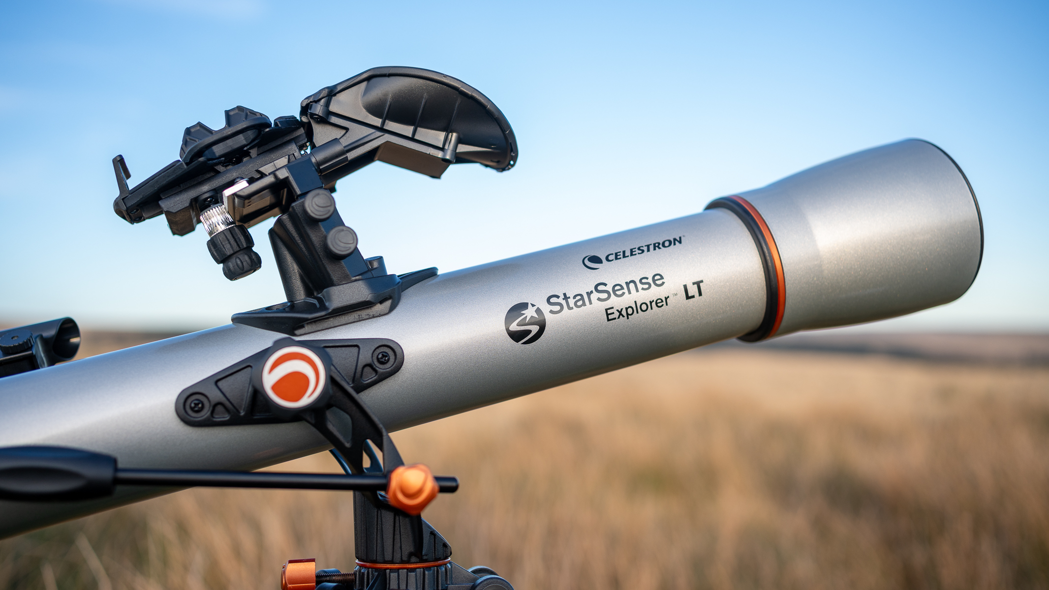 Celestron StarSense Explorer LT 70AZ in a field