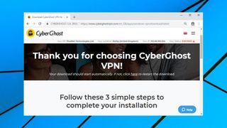 CyberGhost VPN Configurazione client