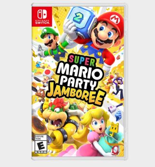 Super Mario Party Jamboree box on a plain background