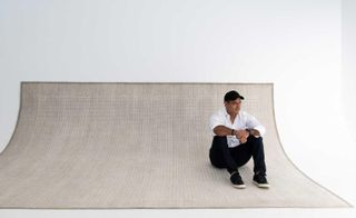 Ben Soleimani with his Lola rug