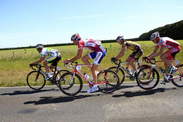 The break worked seamlessly all day, and were unlucky to get caught so close to the finish.