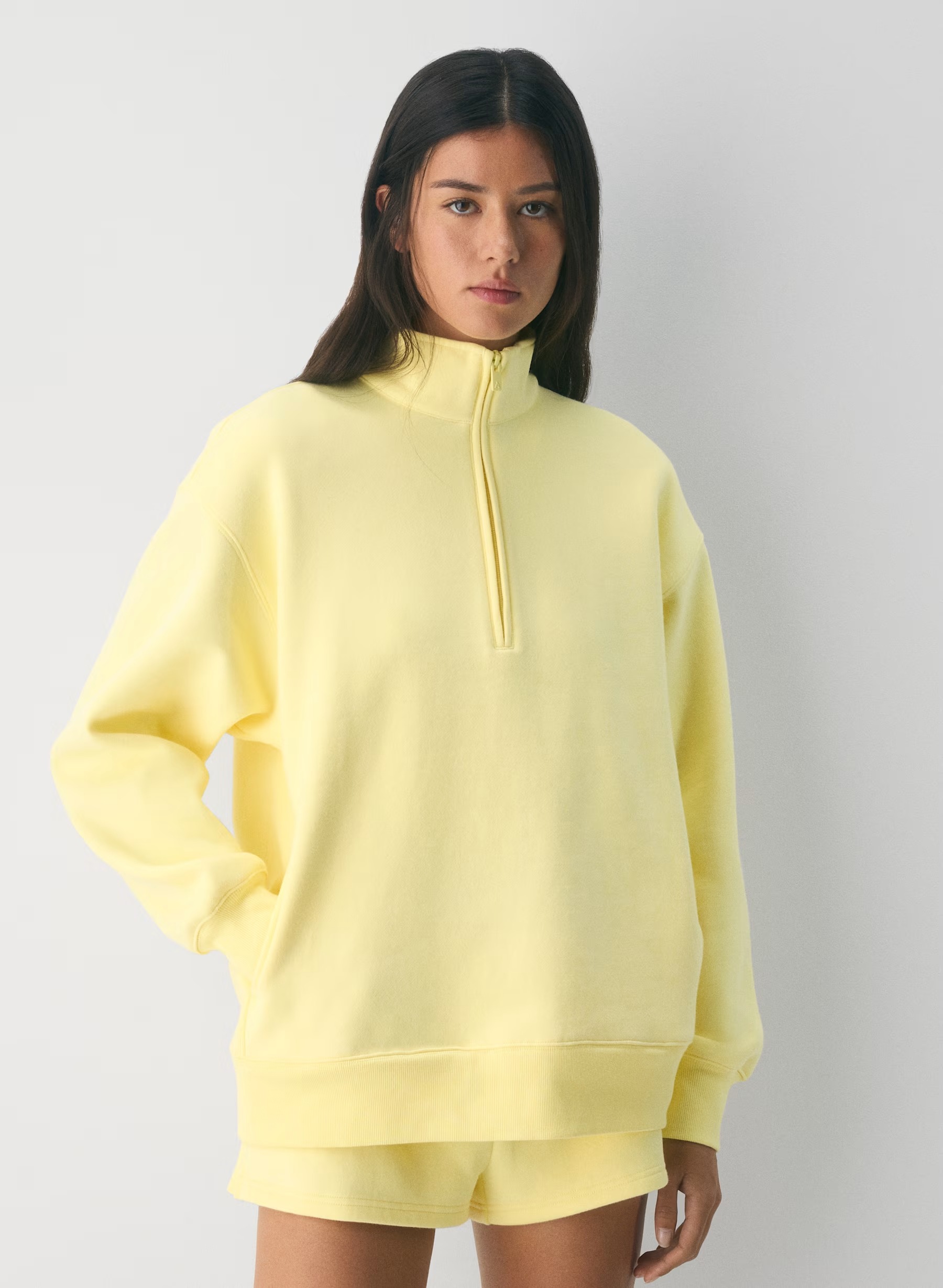 aritzia, Cozy Sweatfleece Boyfriend 1/2 Zip