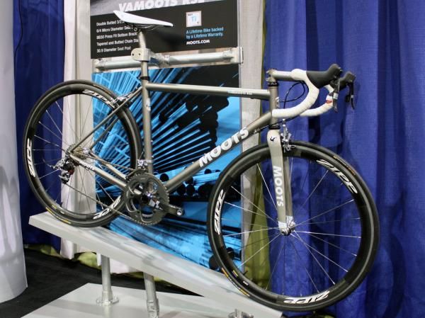 Moots' latest Vamoots RSL is supposedly the company's lightest and stiffest road frame to date.