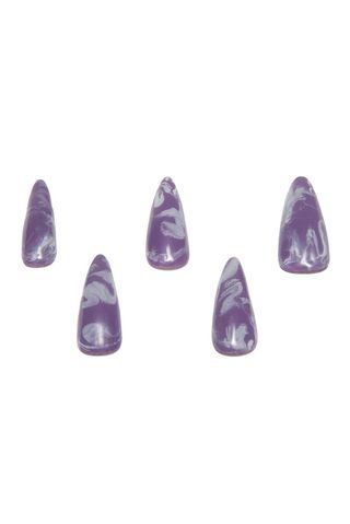 CURET NAILS MCURET NAILS Marble PressOn - Purplearble PressOn - Purple