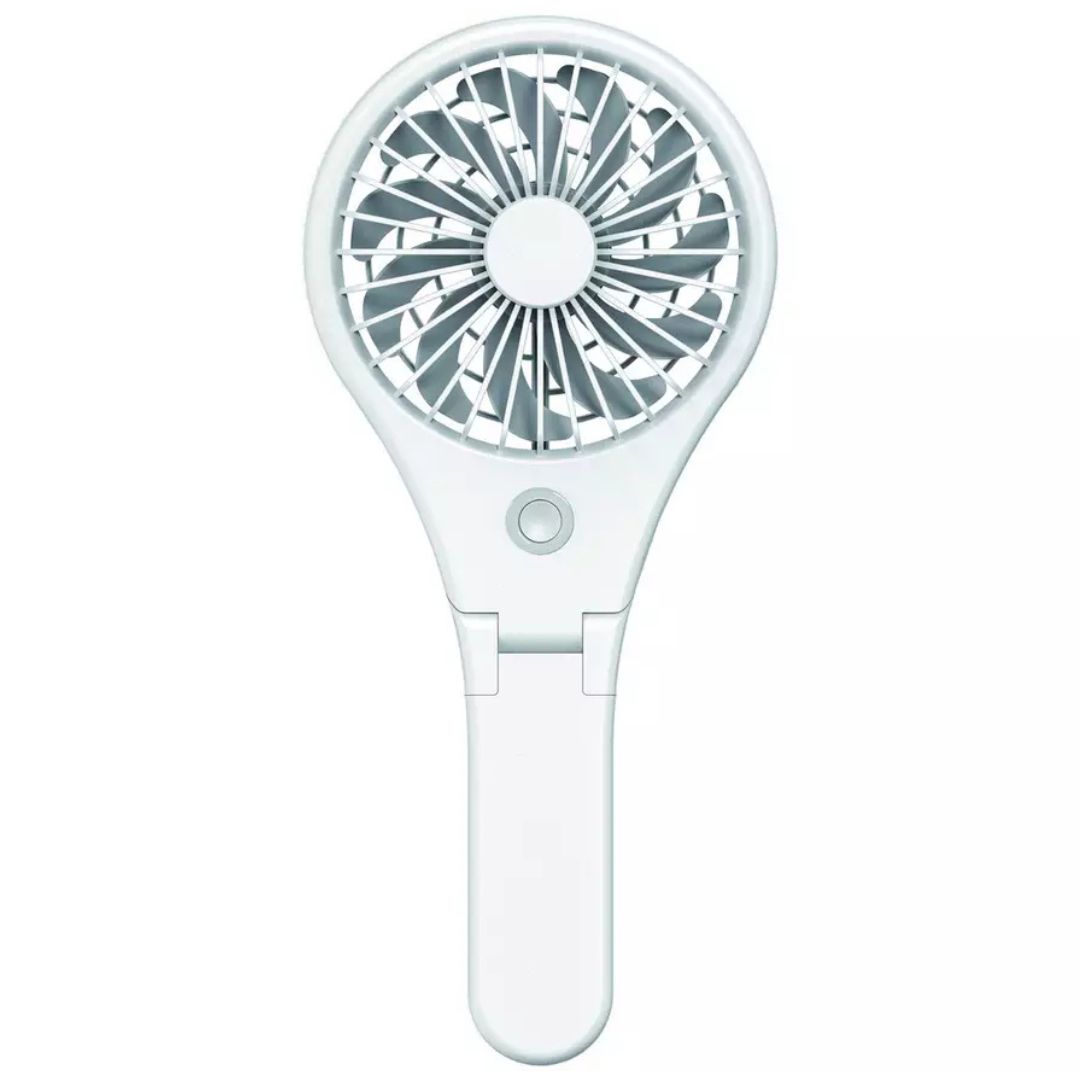 Bush White Handheld Foldable Fan