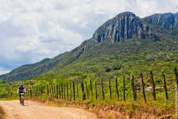 One of the long road sections that were a feature of stage 5.