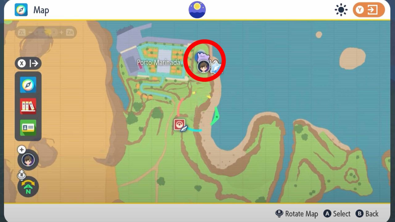 Pokemon Scarlet and Violet Ditto Map