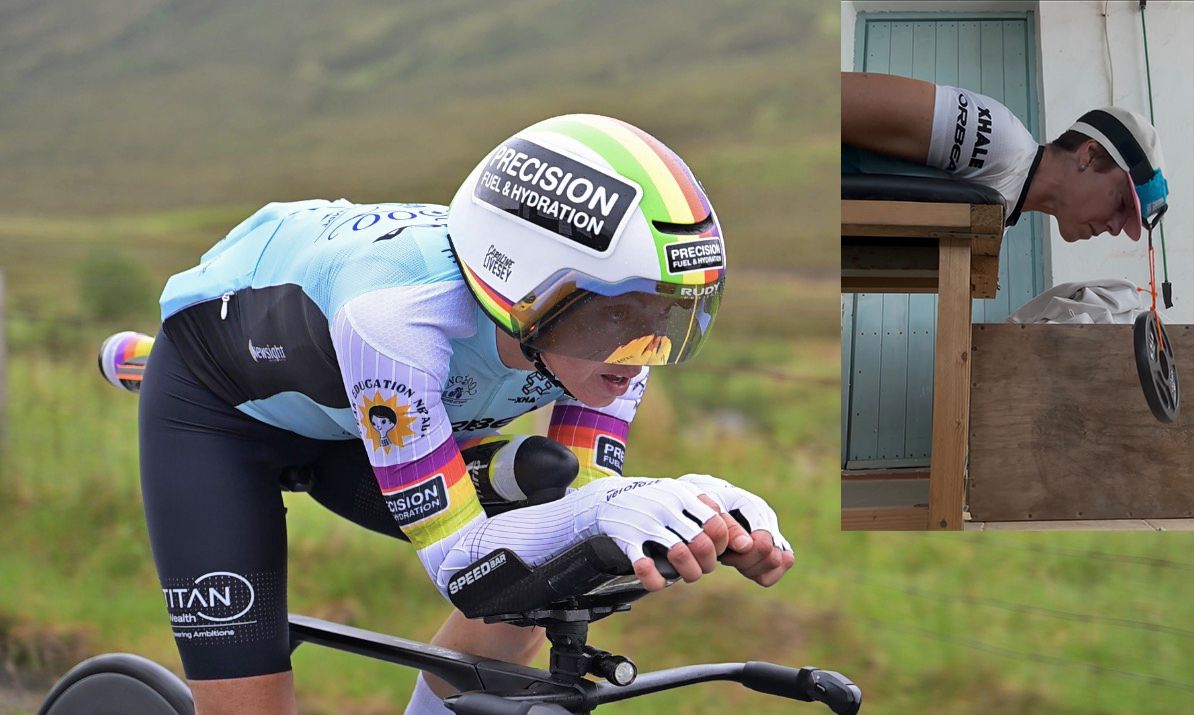 ‘Three times a week, for six months, I hung weights off my head to strengthen my neck’ – the agony and ecstasy of setting a cycling world record