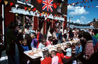 A street party from the Queen's Silver Jubilee.