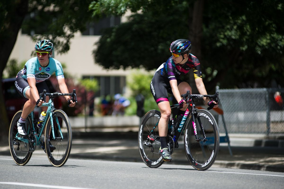 More riders try to make a move on the front