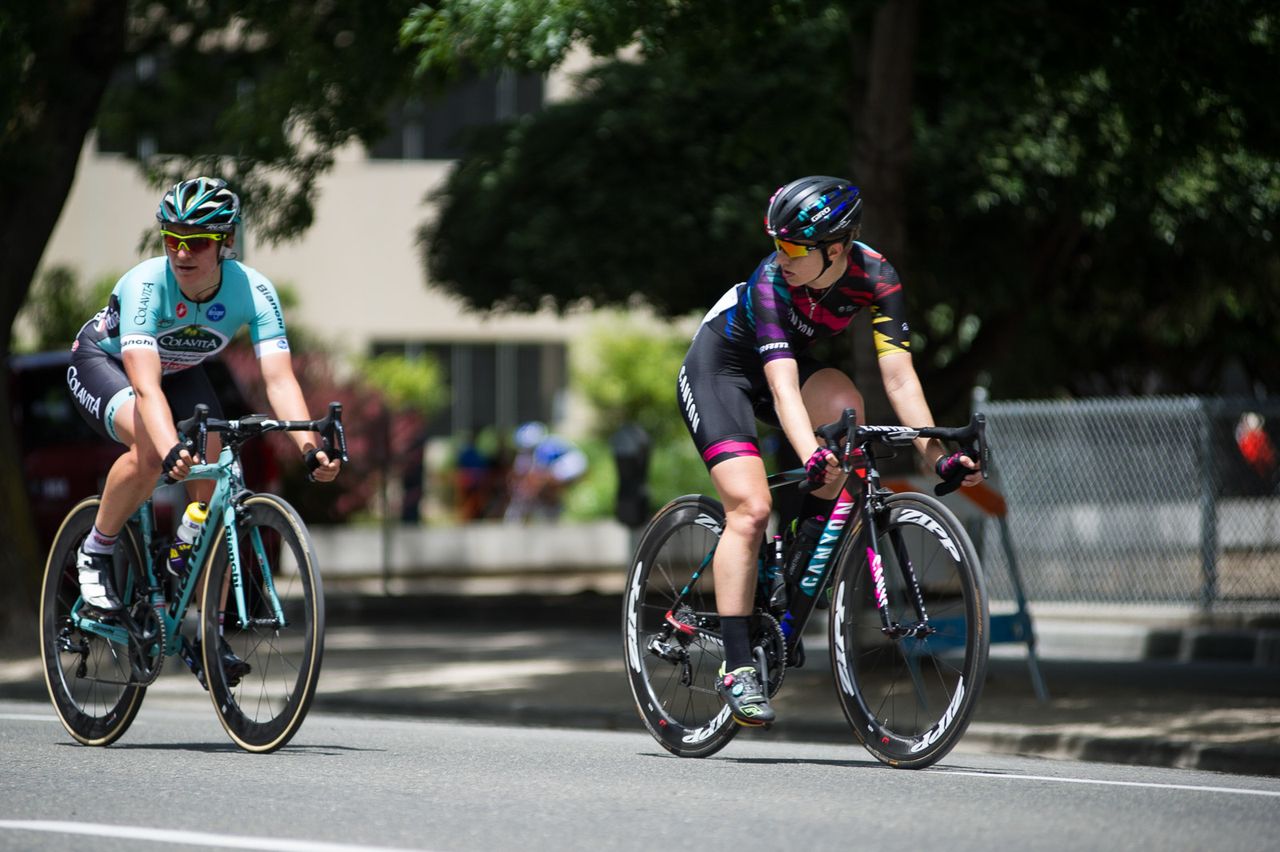 More riders try to make a move on the front