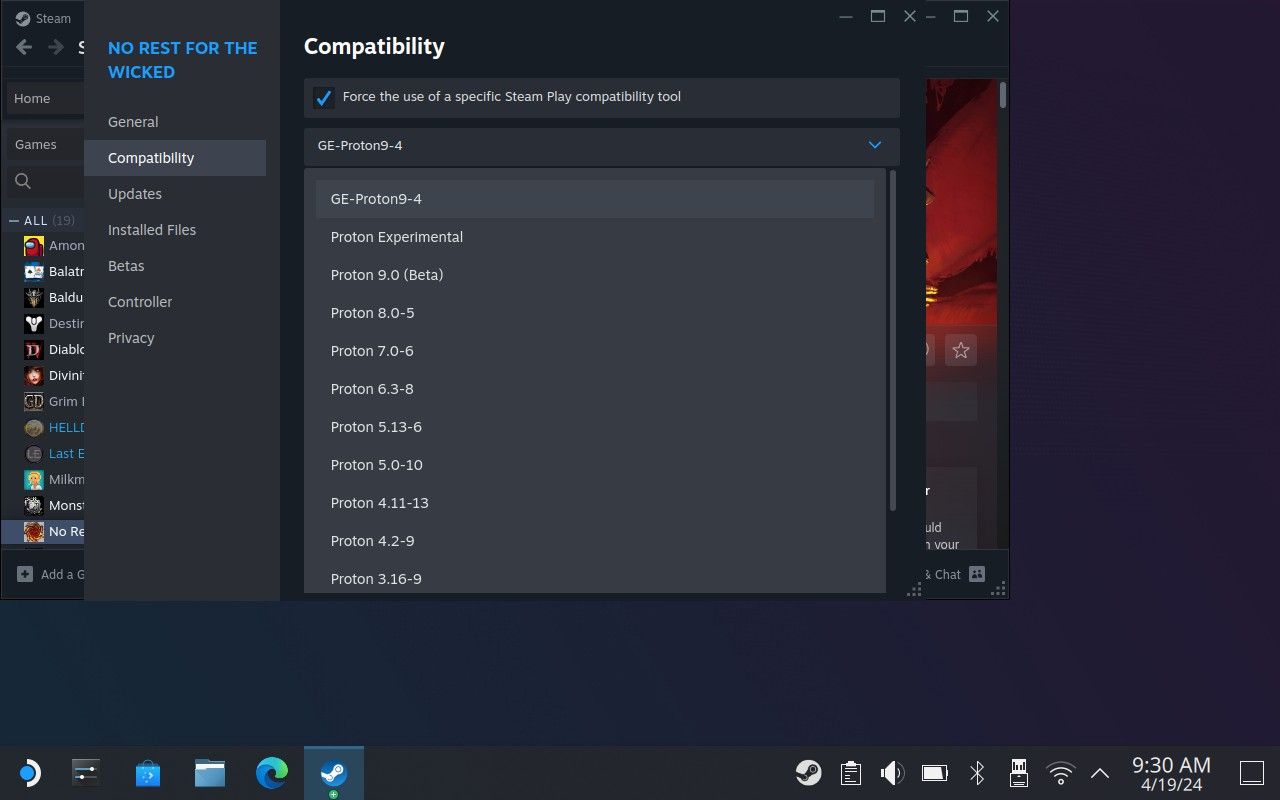 No Rest for the Wicked on Steam Deck