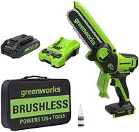 Greenworks 24V 6" Brushless Mini Chainsaw | was $159.99, now $136.48 at Amazon
