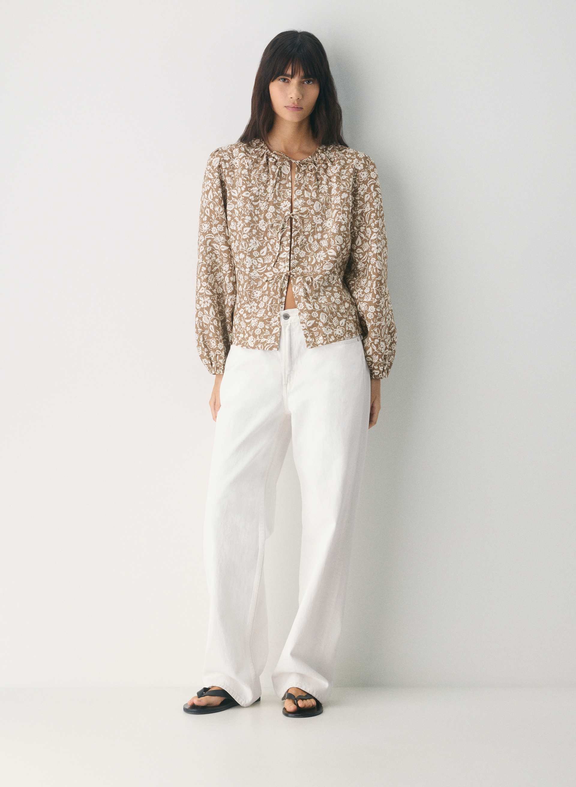 Little Moon, Tybee Linen Blouse