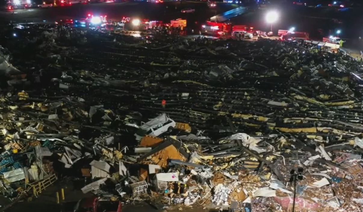 Mayfield Kentucky Tornado Damage