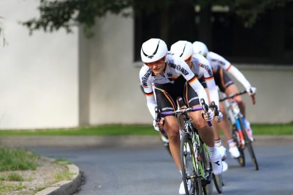 Claudia H&auml;usler leads the German National Team