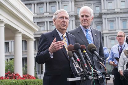 Sen. Mitch McConnell and Sen. John Cornyn.