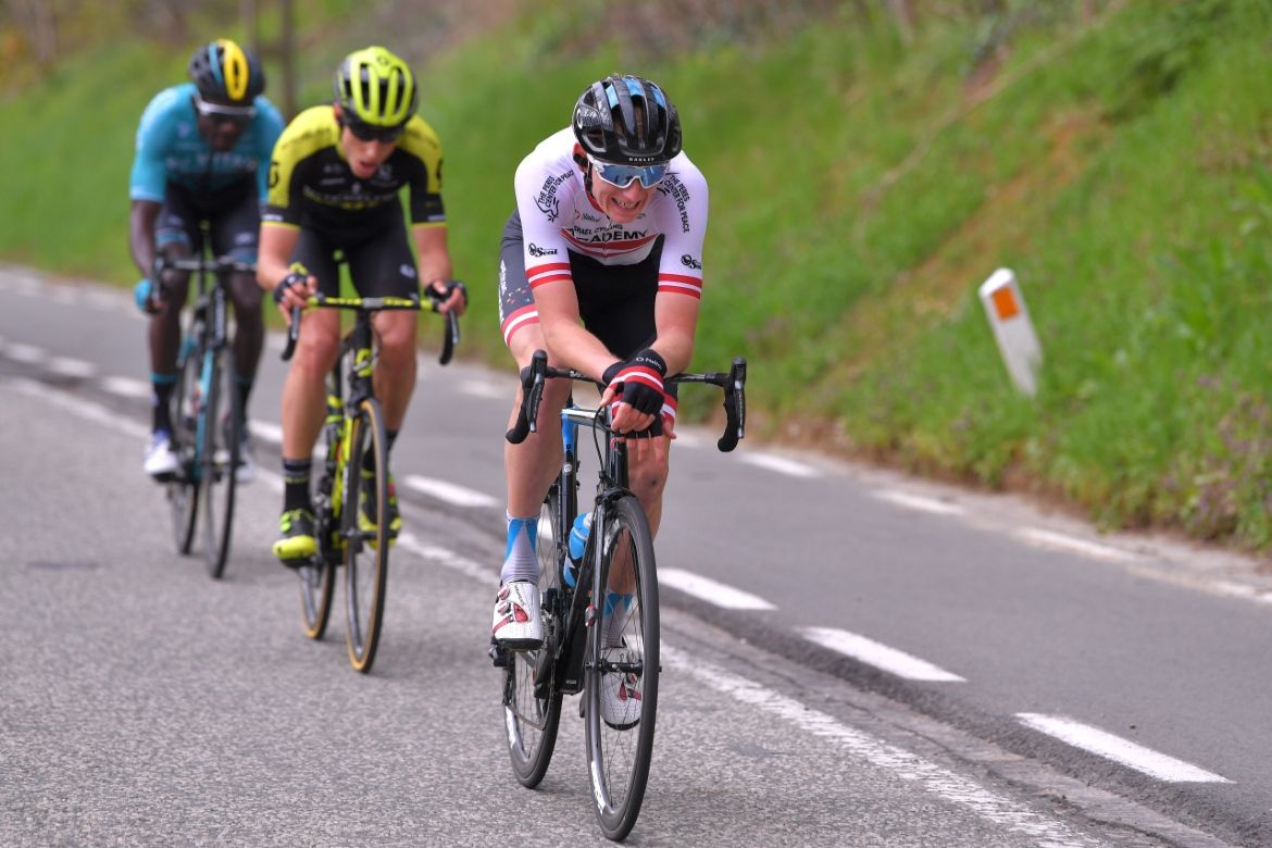 Krists Neilands (Israel Cycling Academy) on the attack