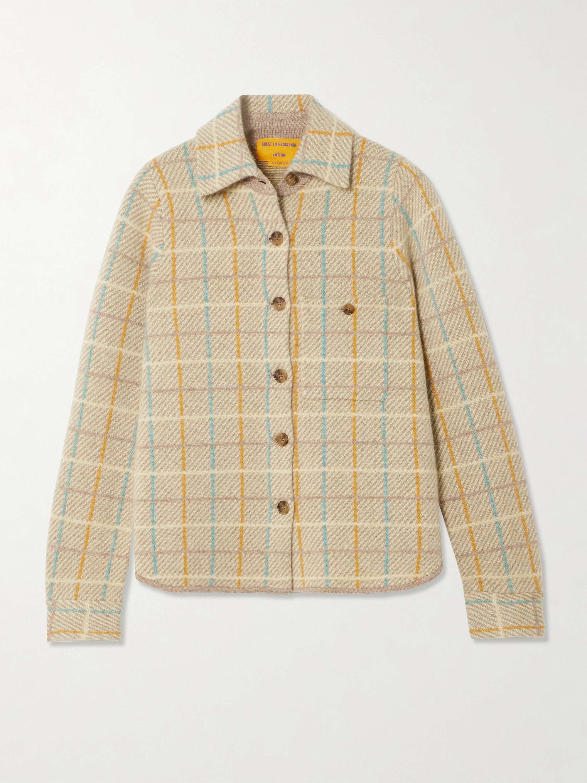 Dylan Checked Cashmere Jacket