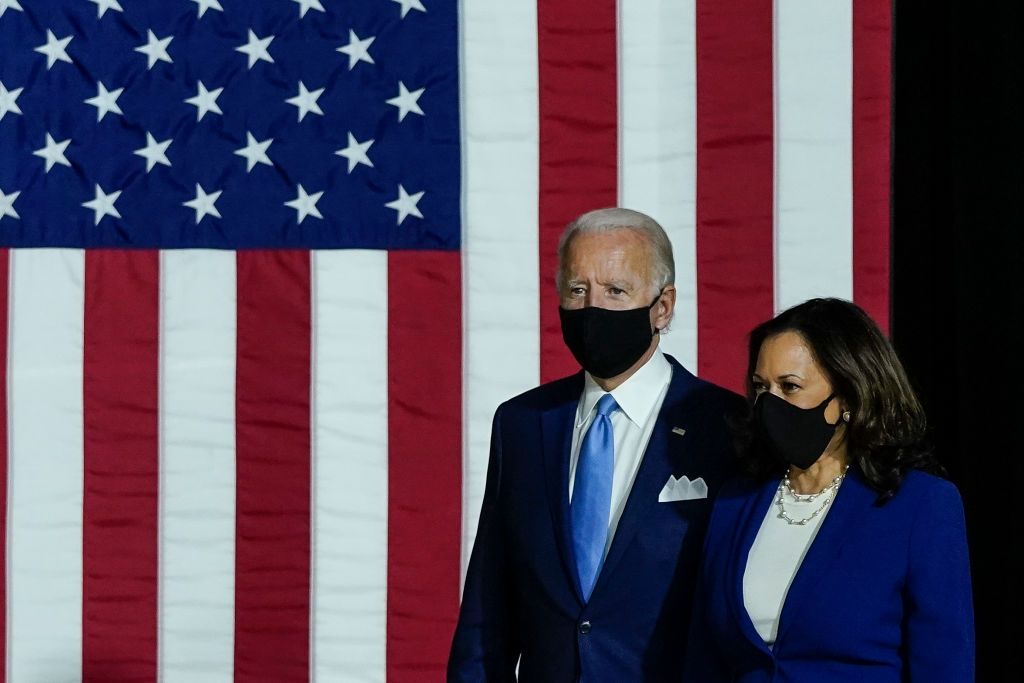 Joe Biden and Kamala Harris.