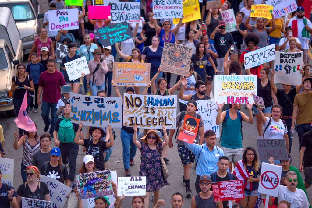 DACA protest.