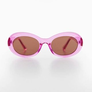 Mango pink sunglasses