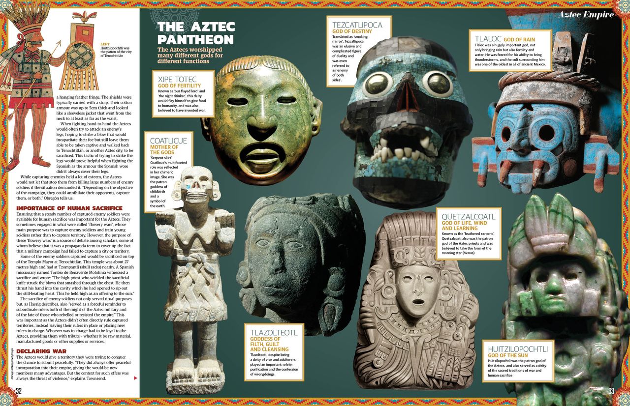 Aztec Empire feature spread, All About History 121