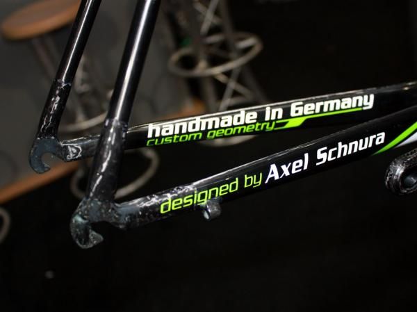 Chain stays aren't especially huge but AX-Lightness CEO Axel Schnura says he can still replicate the ride feel of nearly any frame.