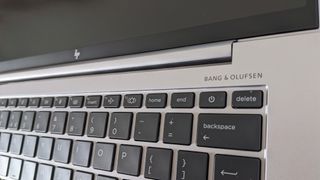 HP ZBook Firefly G9 B and O Closeup