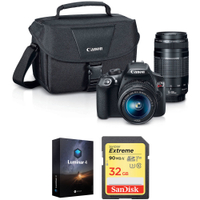 Canon EOS Rebel T6 Bundle: $399