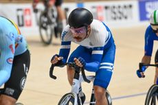 Vlad Loginov at the UCI Track World Championships in 2024