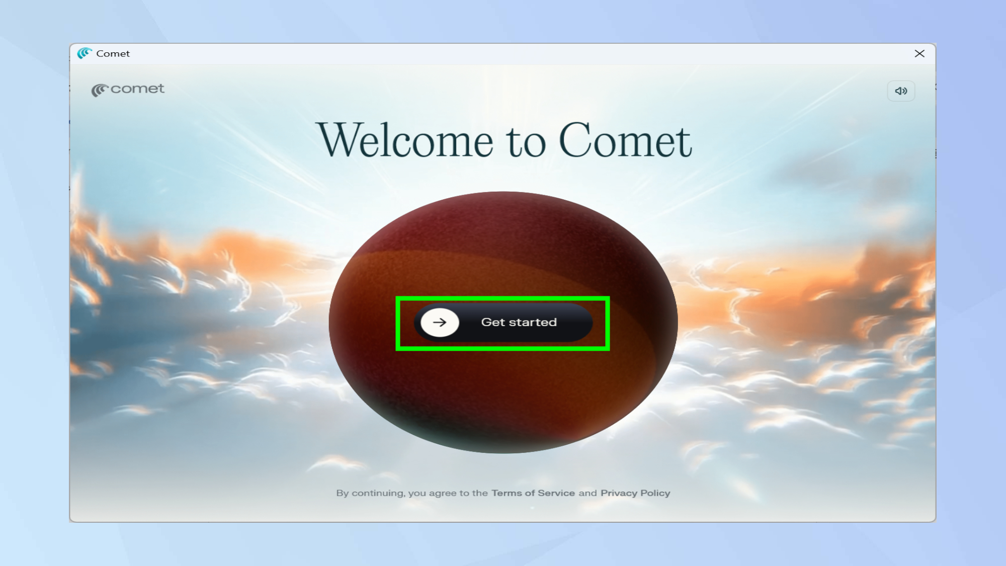 Comet get started