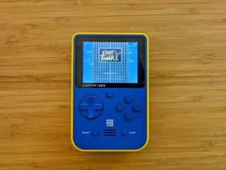 Super Pocket review; a small handheld console switched on