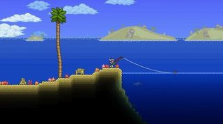Terraria Stadia Screenshot Fishing